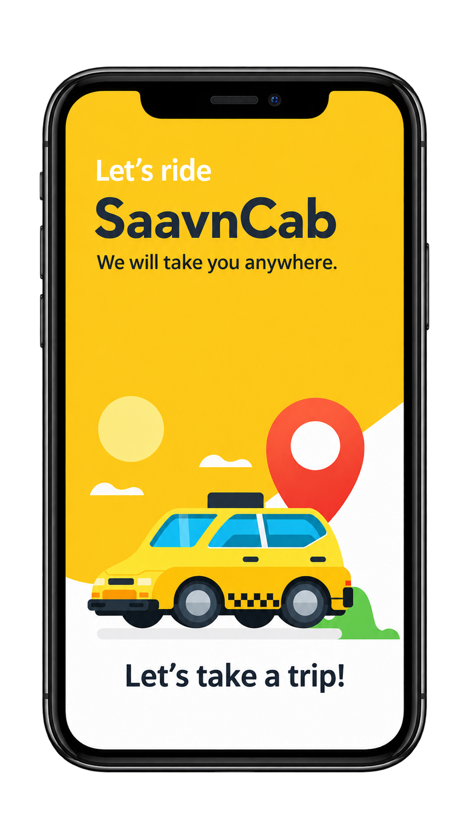 SaavnCab mobile app